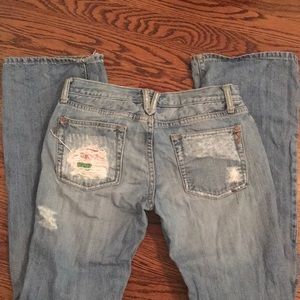 Miss Me amazing embroidered, patchwork, distressed jeans